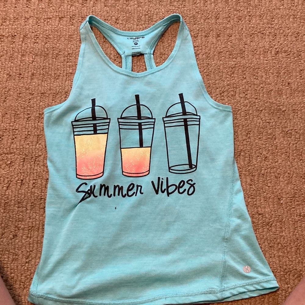 Cute girls tank top